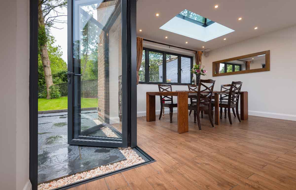 Origin corner bifold doors