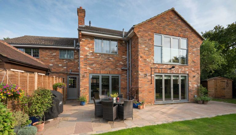 exterior aluminium windows house installation
