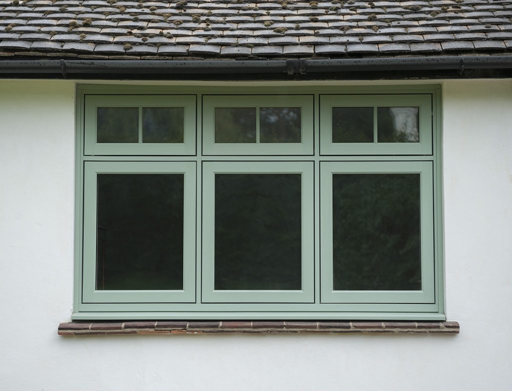 green-casement-windows