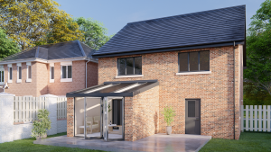 Two Wall, Lean To Tiled Roof